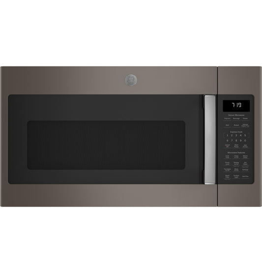 GE APPLIANCES 1.9 Cu. Ft. Over-the-Range Sensor Microwave Oven Slate - JVM7195EKES