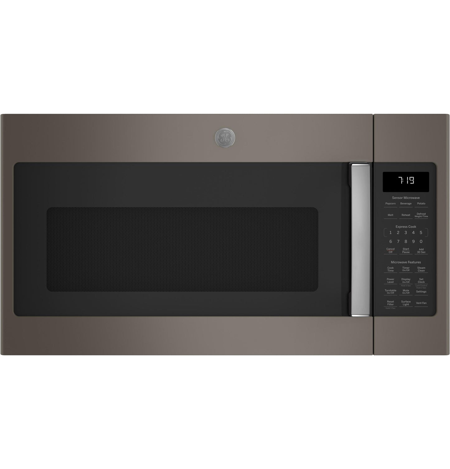 GE APPLIANCES 1.9 Cu. Ft. Over-the-Range Sensor Microwave Oven Slate - JVM7195EKES