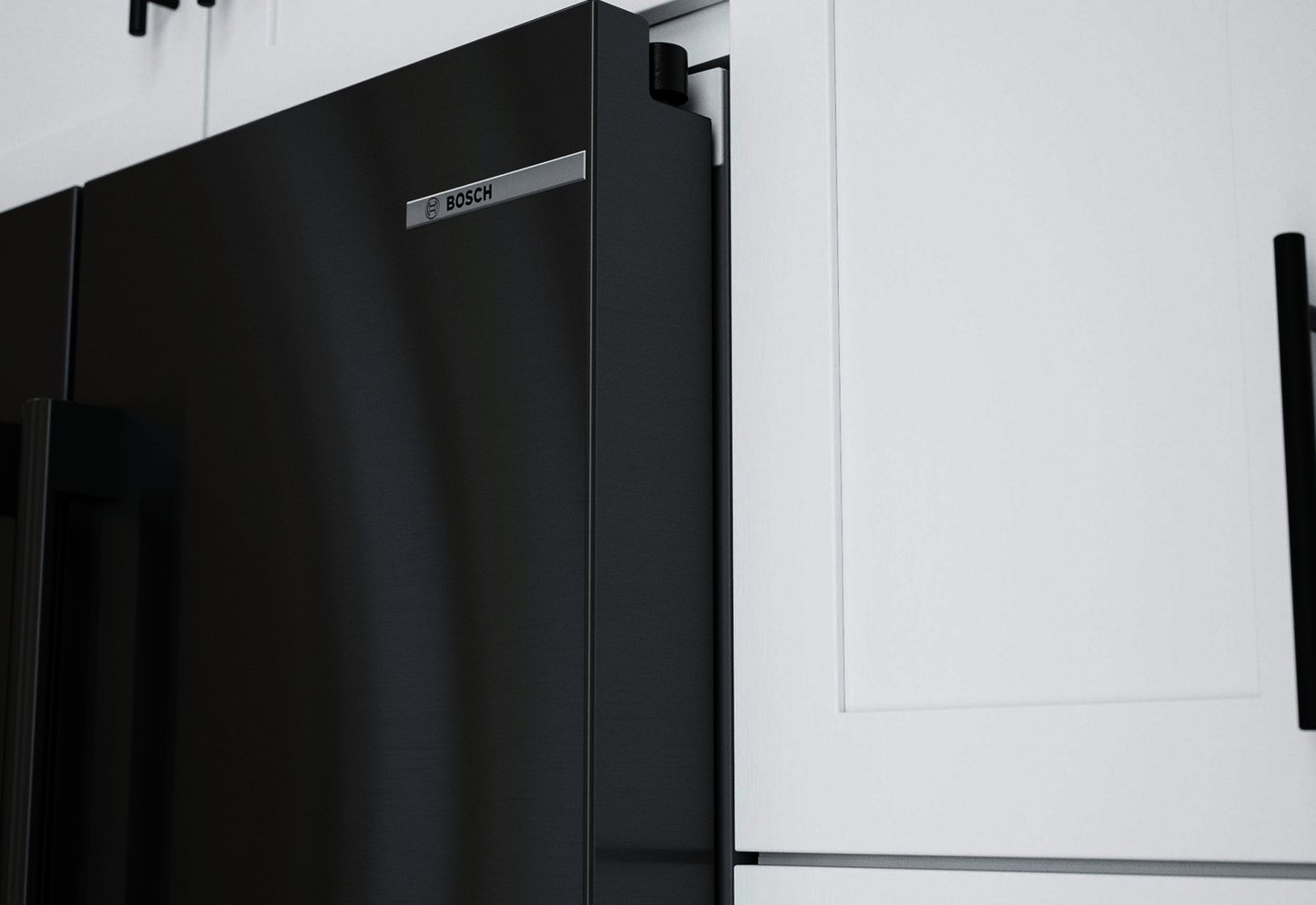 BOSCH B36CD52SNB 500 Series, French Door Bottom freezer, multi door, 36'', Black inox-antifingerprint, Total No Frost Black in Stainless Steel - B36CD52SNB