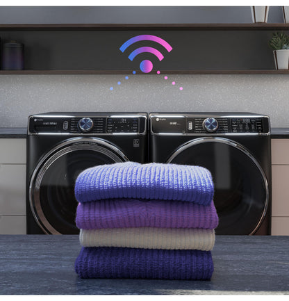 GE APPLIANCES PFD87ESPVRS GE Profile™ 7.8 cu. ft. Capacity Smart Front Load Electric Dryer with Steam and Sanitize Cycle Blue - PFD87ESPVRS
