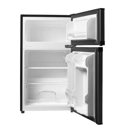 DANBY Danby Designer 3.1 cu. ft. 2-door Compact Fridge in Stainless Steel Look in Stainless Steel - DCR031B1BSLDD