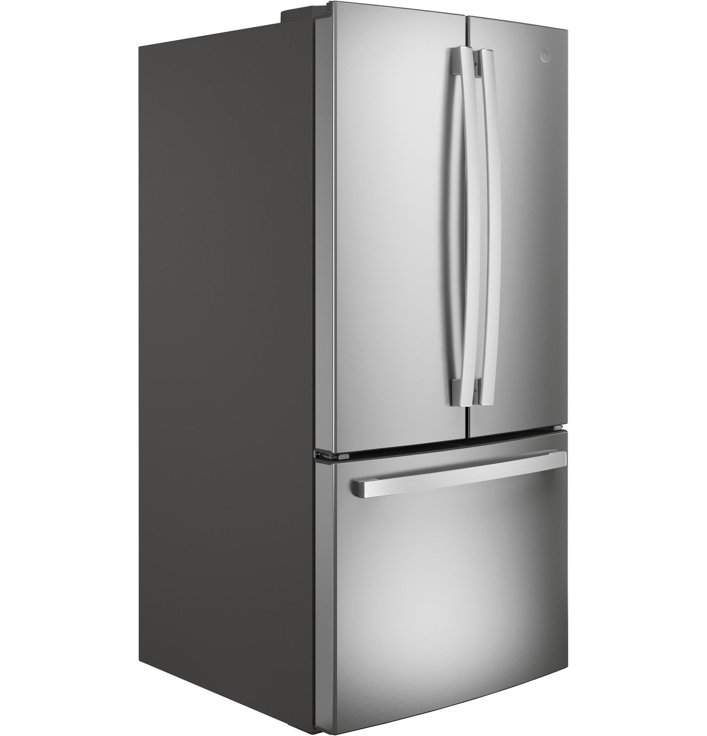 GE APPLIANCES 24.7 Cu. Ft. French-Door Refrigerator in Stainless Steel - GNE25JYKFS