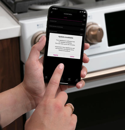 CAFE CGS700P2MS1 CAFé™ 30" Smart Slide-In, Front-Control, Gas Range with Convection Oven in Stainless Steel - CGS700P2MS1