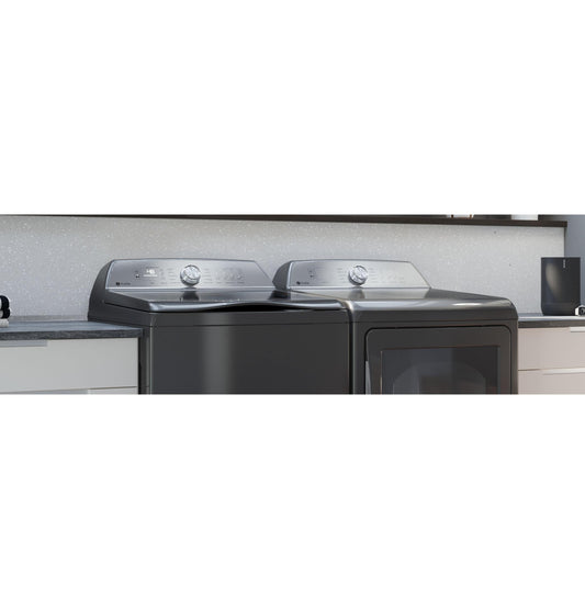 GE APPLIANCES PTD60GBPRDG GE Profile™ ENERGY STAR® 7.4 cu. ft. Capacity aluminized alloy drum Gas Dryer with Sanitize Cycle and Sensor Dry Gray - PTD60GBPRDG