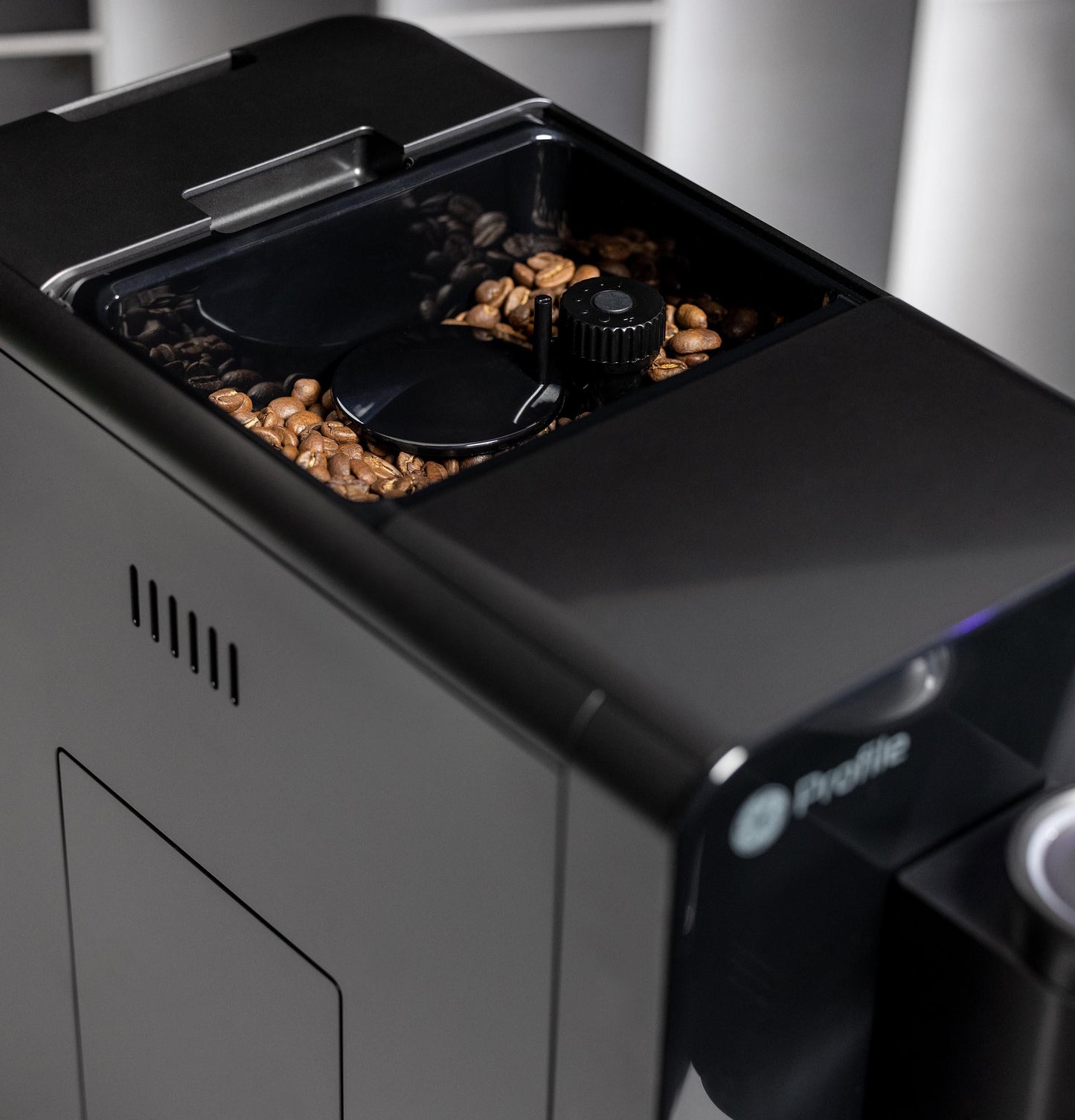 GE APPLIANCES P7CEBBS6RBB GE Profile™ Automatic Espresso Machine + Frother Black - P7CEBBS6RBB