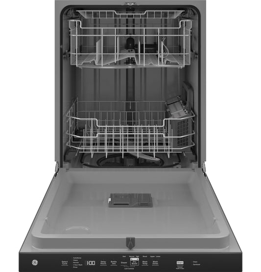 GE APPLIANCES GDP630PYRFS GE® ENERGY STAR® Top Control with Plastic Interior Dishwasher with Sanitize Cycle & Dry Boost in Stainless Steel - GDP630PYRFS