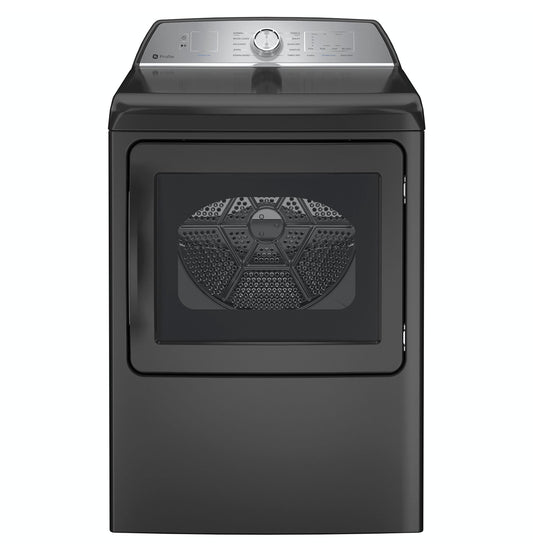 GE APPLIANCES PTD60GBPRDG GE Profile™ ENERGY STAR® 7.4 cu. ft. Capacity aluminized alloy drum Gas Dryer with Sanitize Cycle and Sensor Dry Gray - PTD60GBPRDG