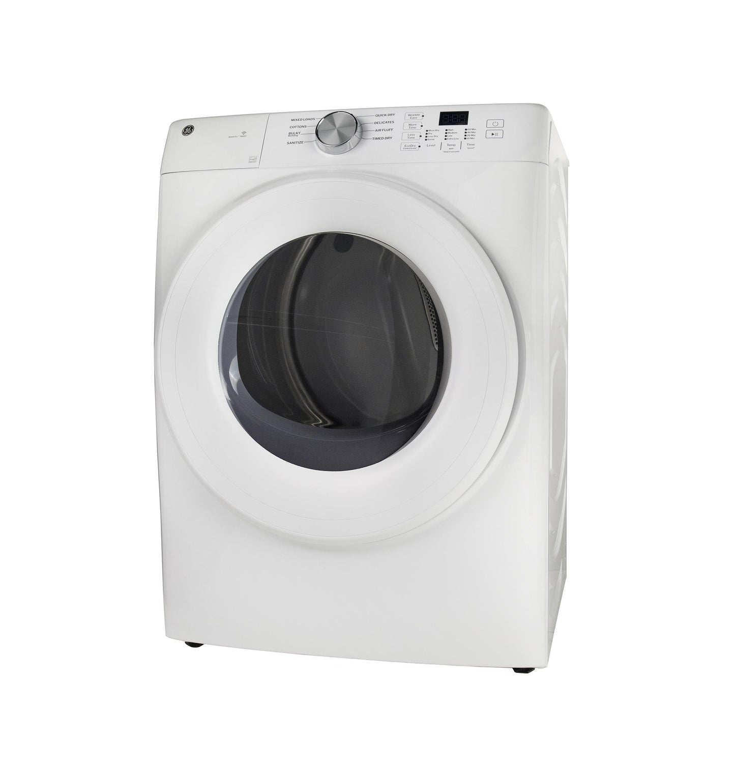 GE APPLIANCES GFD35GSSYWW GE ENERGY STAR 7.8 cu. ft. Capacity Smart Front Load Gas Dryer White - GFD35GSSYWW