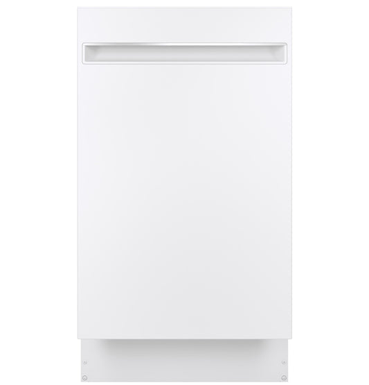 GE APPLIANCES GE Profile 18" ADA Compliant in Stainless Steel Interior Dishwasher with Sanitize Cycle White - PDT145SGLWW