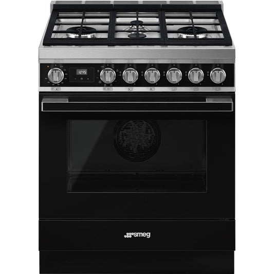SMEG CPF30UGMBL Range Black CPF30UGMBL Black - CPF30UGMBL