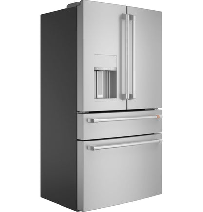 CAFE CXE22DP2PS1 CAFé™ ENERGY STAR 22.3 Cu. Ft. Smart Counter-Depth 4-Door French-Door Refrigerator in Stainless Steel - CXE22DP2PS1