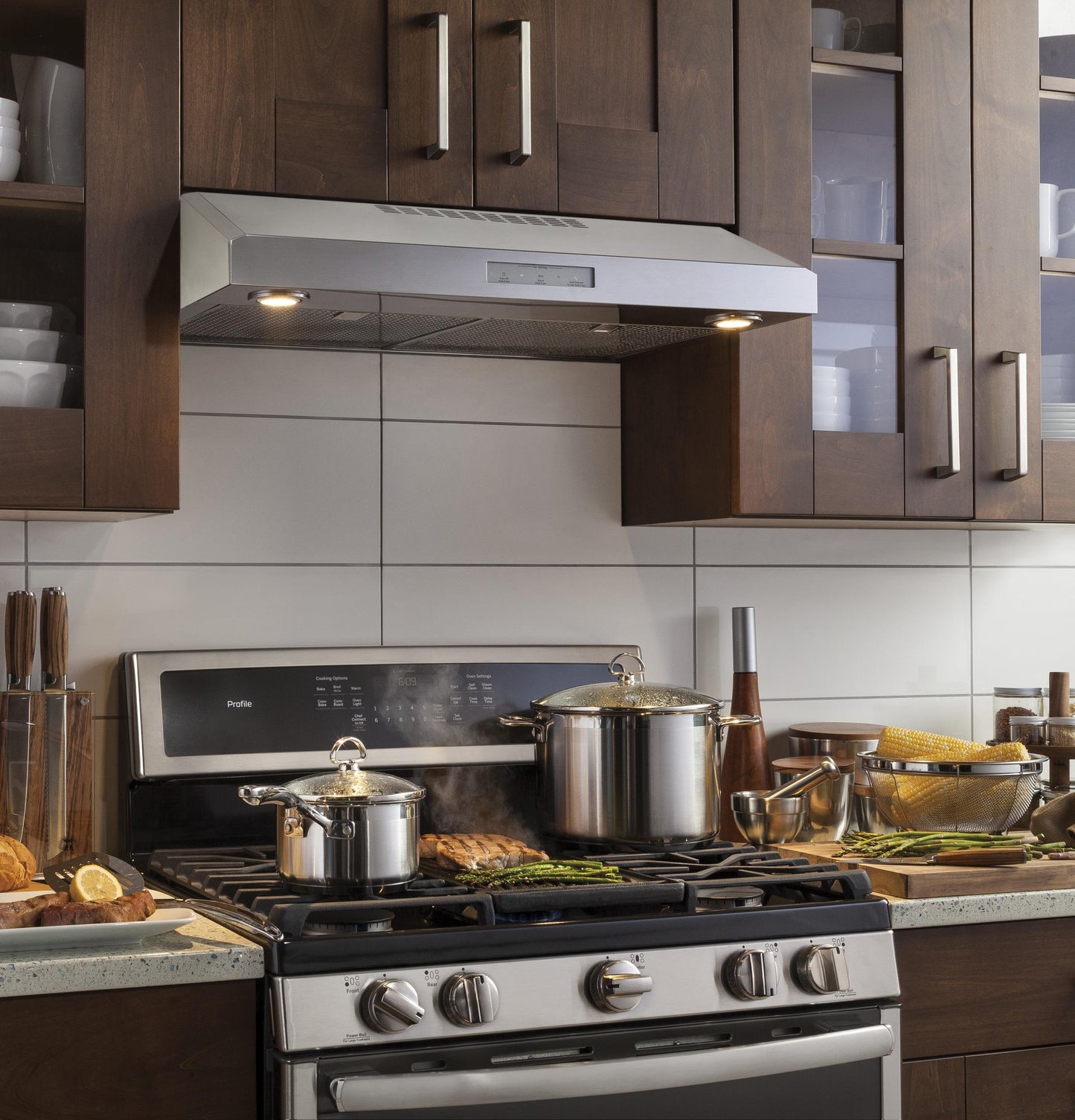 GE APPLIANCES PVX7300SJSS GE Profile™ 30" Under The Cabinet Hood in Stainless Steel - PVX7300SJSS
