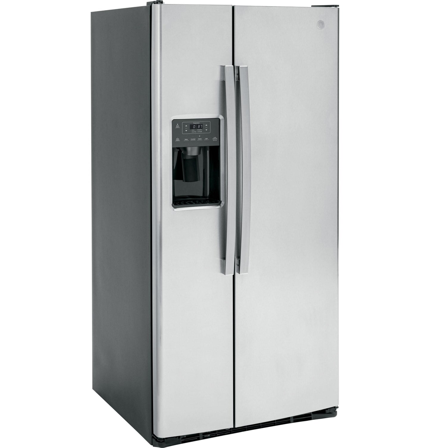GE APPLIANCES GE 23.0 Cu. Ft. Side-By-Side Refrigerator in Stainless Steel - GSS23GYPFS