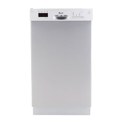 AVANTI DWF18V0W Avanti 18" Built In Dishwasher - White - DWF18V0W
