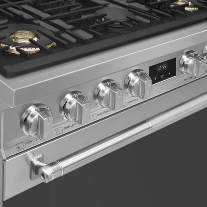 SMEG SPR36UGGX Range Stainless steel SPR36UGGX in Stainless Steel Look - SPR36UGGX