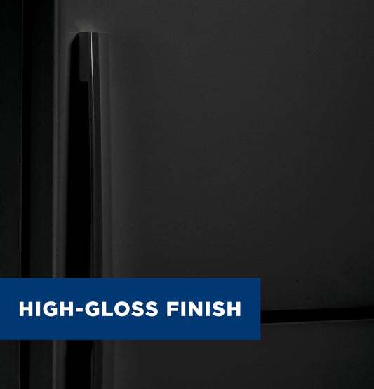 GE APPLIANCES GE 17.5 Cu. Ft. Top-Freezer Refrigerator Black - GTE18DTNRBB