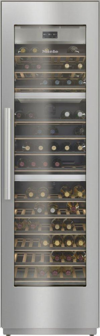 MIELE KWT2602SF KWT 2602 SF Stainless steel/CleanSteel - MasterCool Wine Conditioning Unit For high-end design and technology on a large scale. in Stainless Steel - KWT2602SF