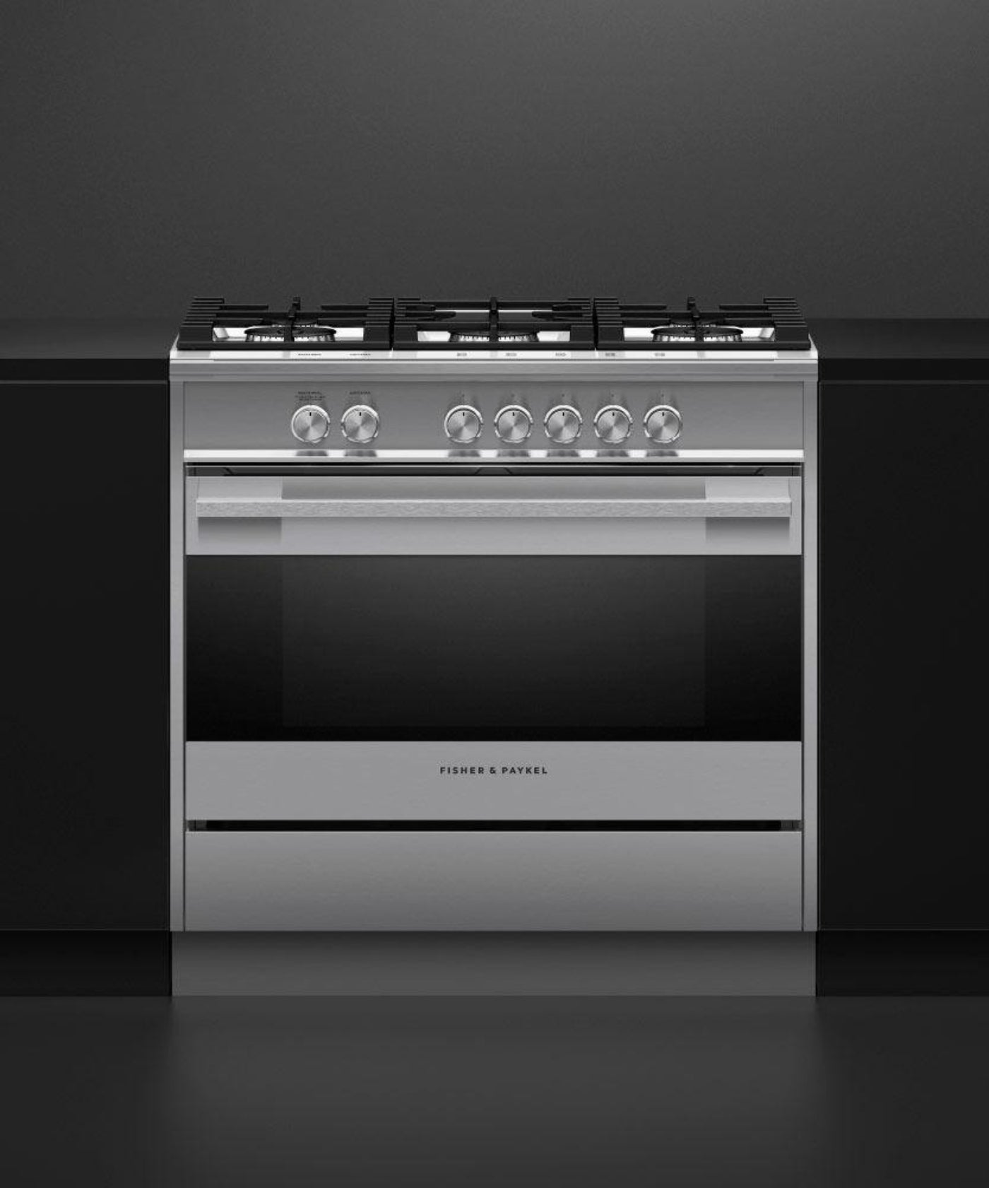 FISHER & PAYKEL OR36SDG4X1 36" Series 7 Contemporary 5 Burner Gas Range in Stainless Steel - OR36SDG4X1