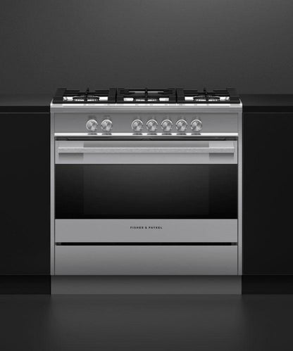 FISHER & PAYKEL OR36SDG4X1 36" Series 7 Contemporary 5 Burner Gas Range in Stainless Steel - OR36SDG4X1