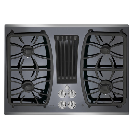 GE APPLIANCES PGP9830SRSS GE Profile™ 30" Built-In Gas Downdraft Cooktop in Stainless Steel - PGP9830SRSS