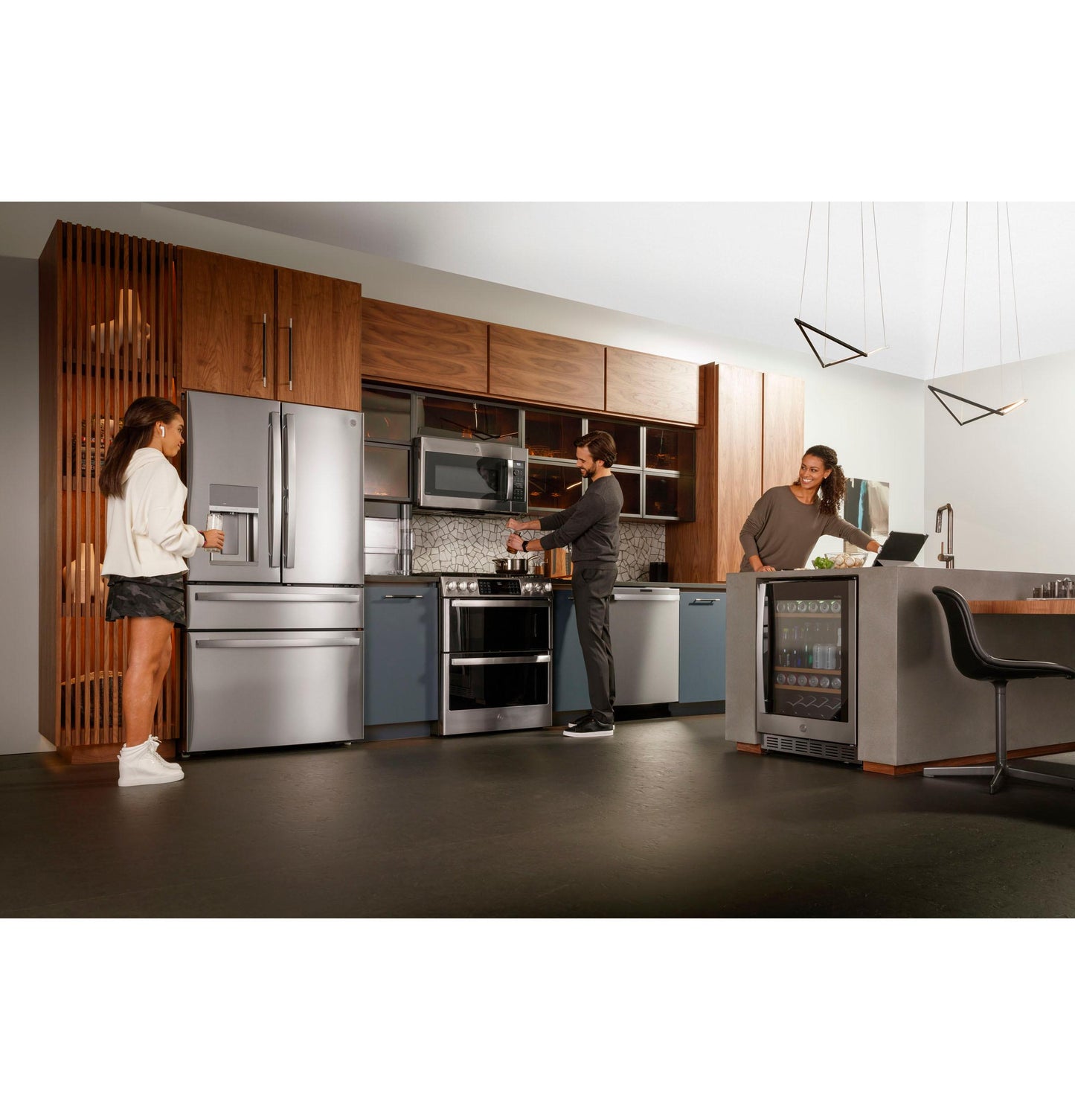 GE APPLIANCES PGS960YPFS GE Profile™ 30" Smart Slide-In Front-Control Gas Double Oven Convection Fingerprint Resistant Range in Stainless Steel - PGS960YPFS