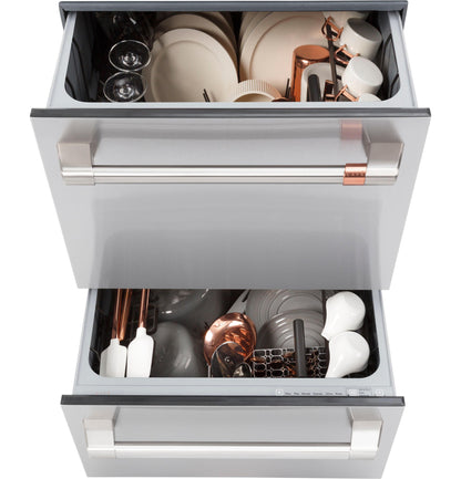 CAFE CDD420P2TS1 CAFé™ Dishwasher Double Drawer in Stainless Steel