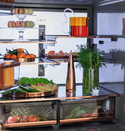 CAFE CGE29DP4TW2 CAFé™ ENERGY STAR® 28.7 Cu. Ft. Smart 4-Door French-Door Refrigerator With Dual-Dispense AutoFill Pitcher White - CGE29DP4TW2