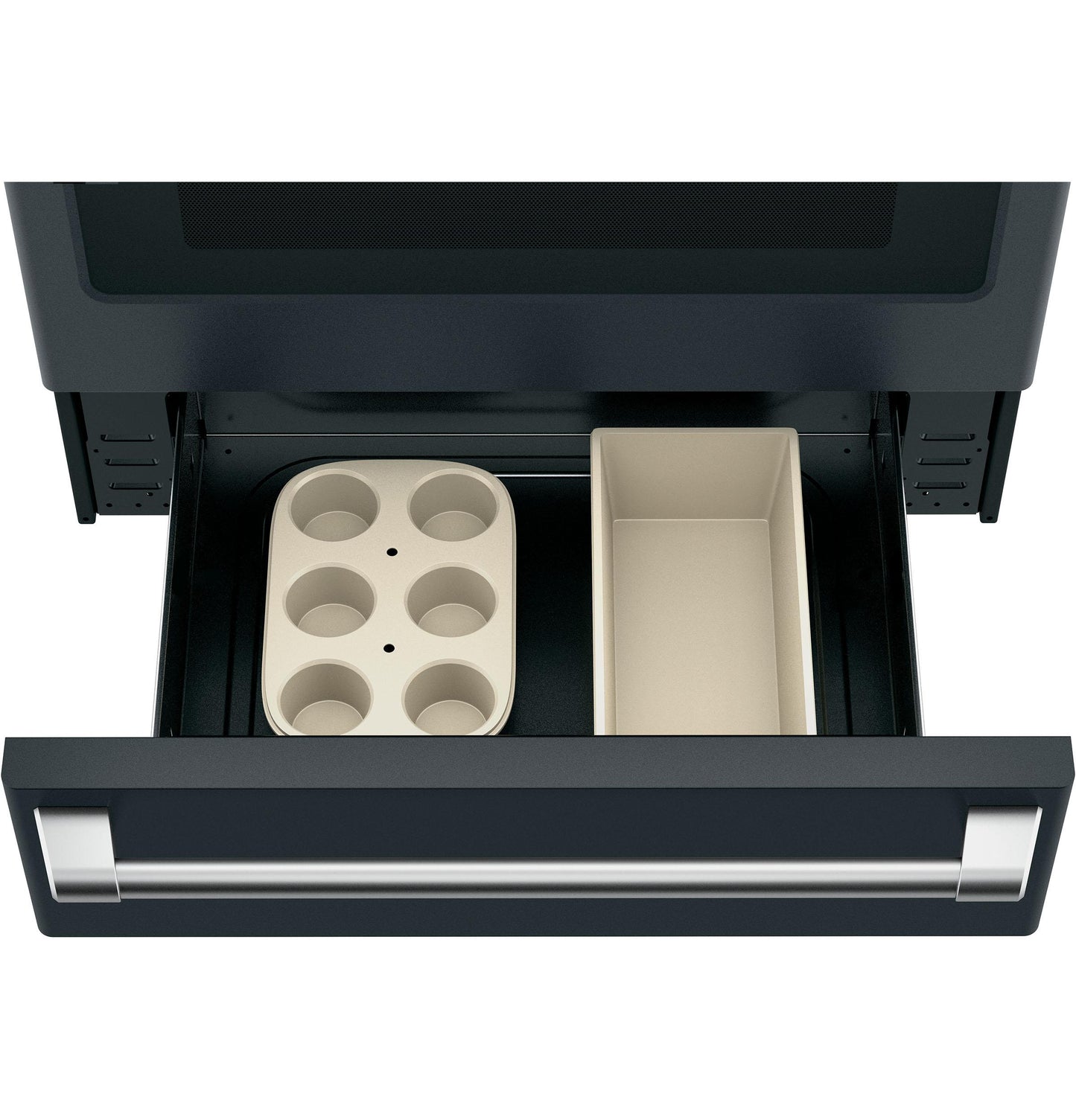 GE APPLIANCES CAFE CGS700P3MD1 CAFé™ 30" Smart Slide-In, Front-Control, Gas Range with Convection Oven Black - CGS700P3MD1