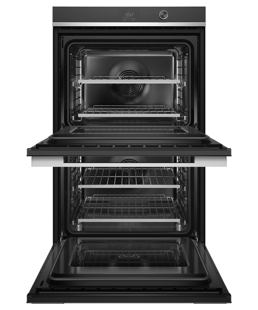 FISHER & PAYKEL OB30DDPTDX2 30" Series 9 Contemporary Self-Cleaning Double Oven in Stainless Steel - OB30DDPTDX2