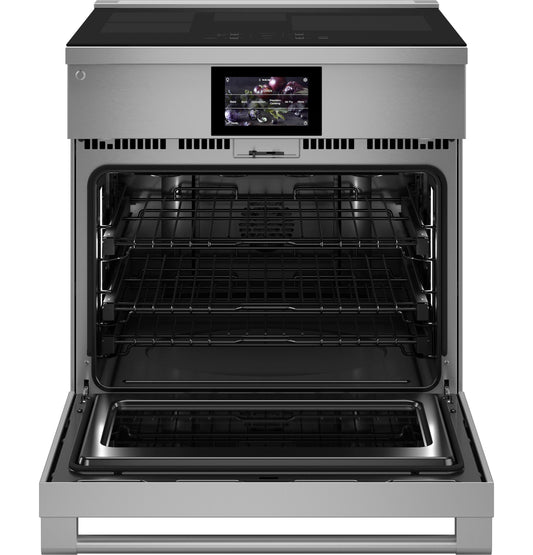 MONOGRAM Monogram 30" Induction Professional Range with 4 elements in Stainless Steel - ZHP304ETVSS