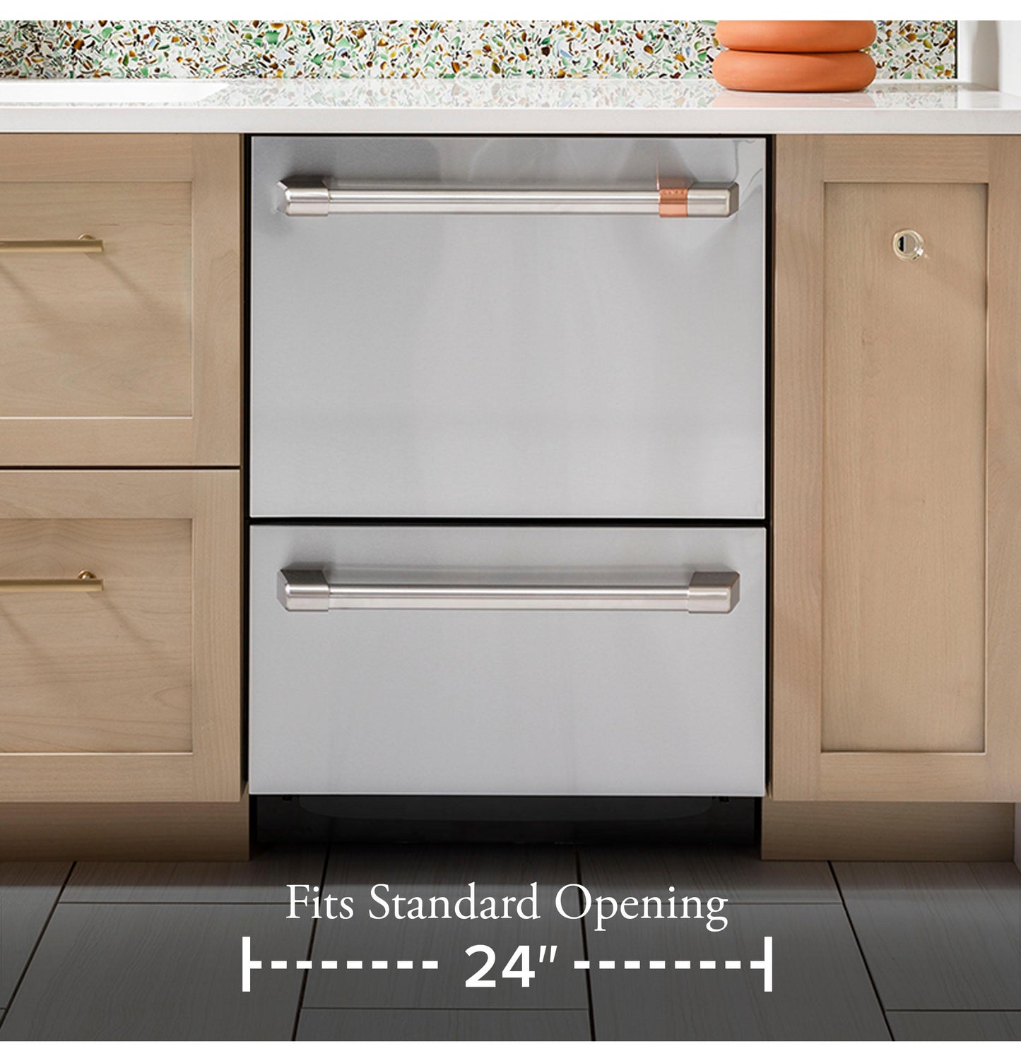 CAFE CDD420P2TS1 CAFé™ Dishwasher Double Drawer in Stainless Steel