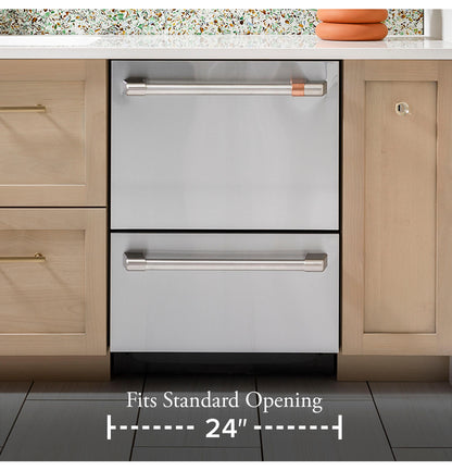 CAFE CDD420P2TS1 CAFé™ Dishwasher Double Drawer in Stainless Steel