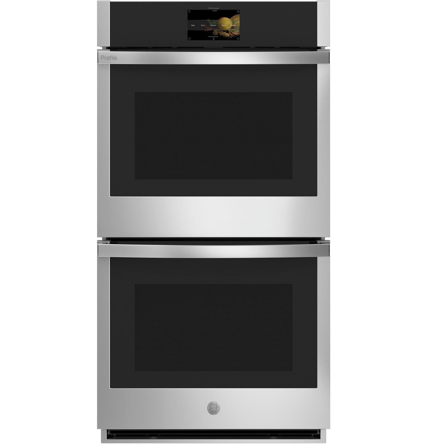 GE APPLIANCES Profile 27" Smart Built-In Convection Double Wall Oven in Stainless Steel - PKD7000SNSS