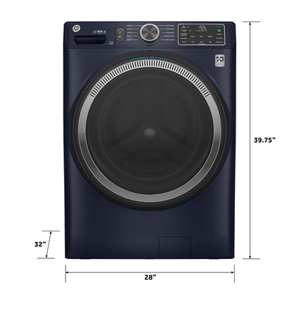 GE APPLIANCES GFW550SPRRS GE® ENERGY STAR® 4.8 cu. ft. Capacity Smart Front Load Washer with UltraFresh Vent System with OdorBlock™ and Sanitize w/Oxi Blue - GFW550SPRRS