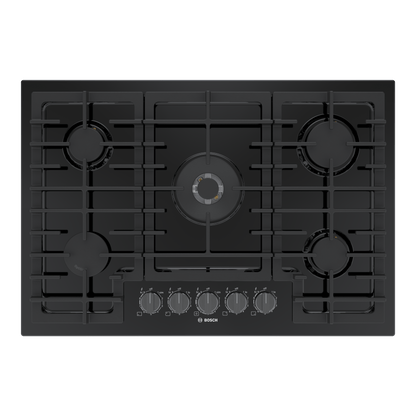 BOSCH NGM8049UC 800 Series, Gas hob, 30'', Black - NGM8049UC