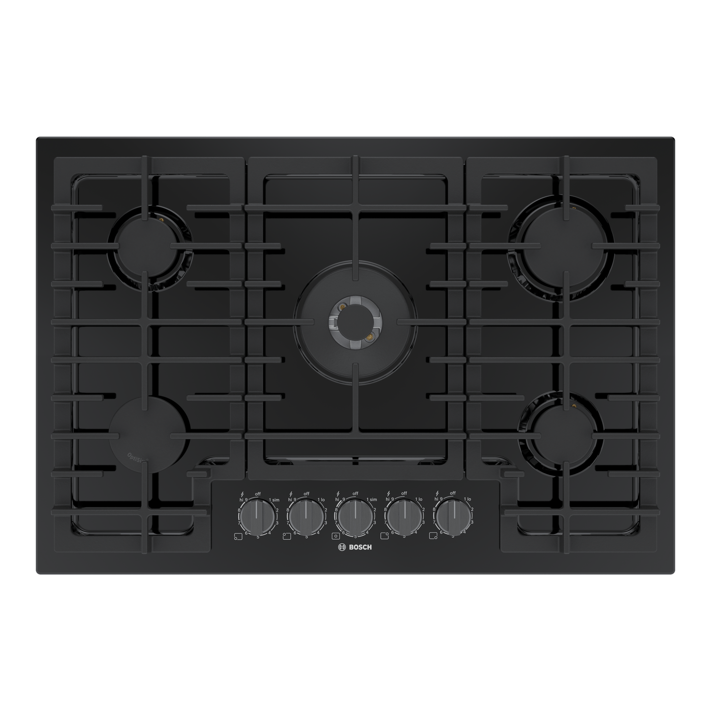 BOSCH NGM8049UC 800 Series, Gas hob, 30'', Black - NGM8049UC