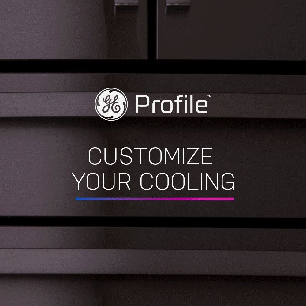 GE APPLIANCES PVD28BYNFS GE Profile™ ENERGY STAR® 27.9 Cu. Ft. Smart Fingerprint Resistant 4-Door French-Door Refrigerator with Door In Door in Stainless Steel - PVD28BYNFS