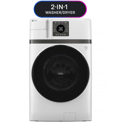 GE APPLIANCES PFQ83HSSWWW GE Profile™ ENERGY STAR® 4.6 cu. ft. Capacity UltraFast Combo with Ventless Inverter Heat Pump Technology Washer/Dryer White - PFQ83HSSWWW