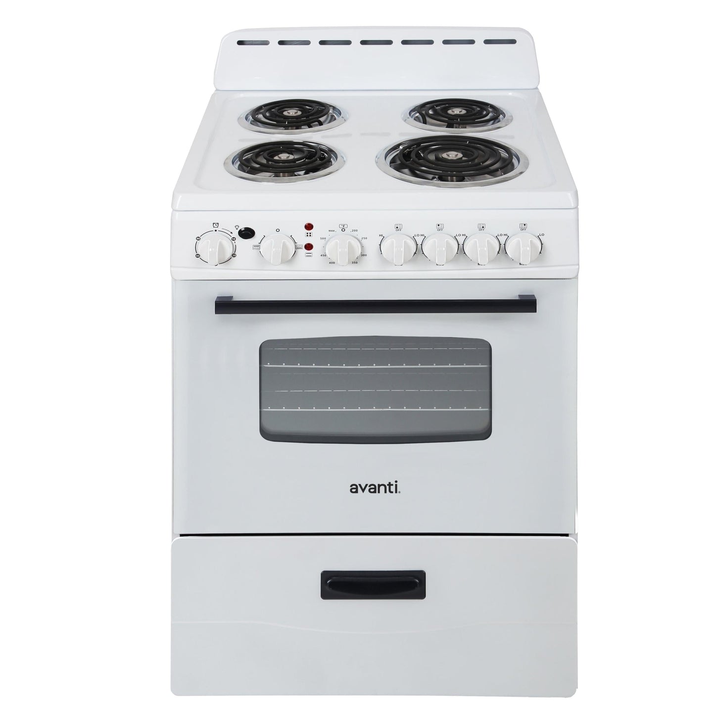 AVANTI ERU240P0W Avanti 24" Electric Range - White - ERU240P0W