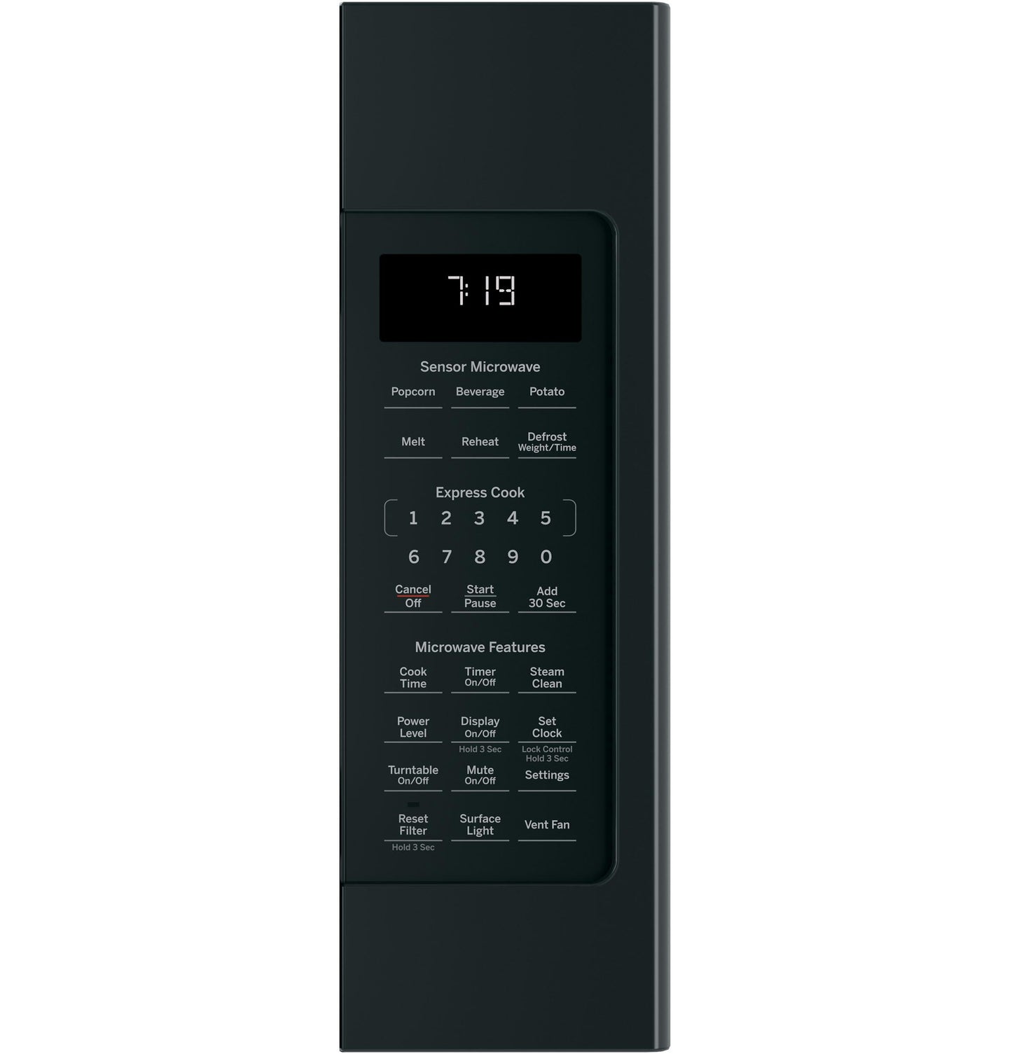 GE APPLIANCES 1.9 Cu. Ft. Over-the-Range Sensor Microwave Oven Black - JVM7195DKBB