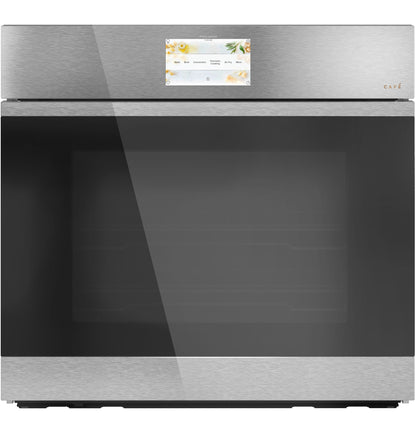 CAFE CTS90DM2NS5 CAFé 30" Smart Built-In Convection Single Wall Oven in Platinum Glass Gray - CTS90DM2NS5