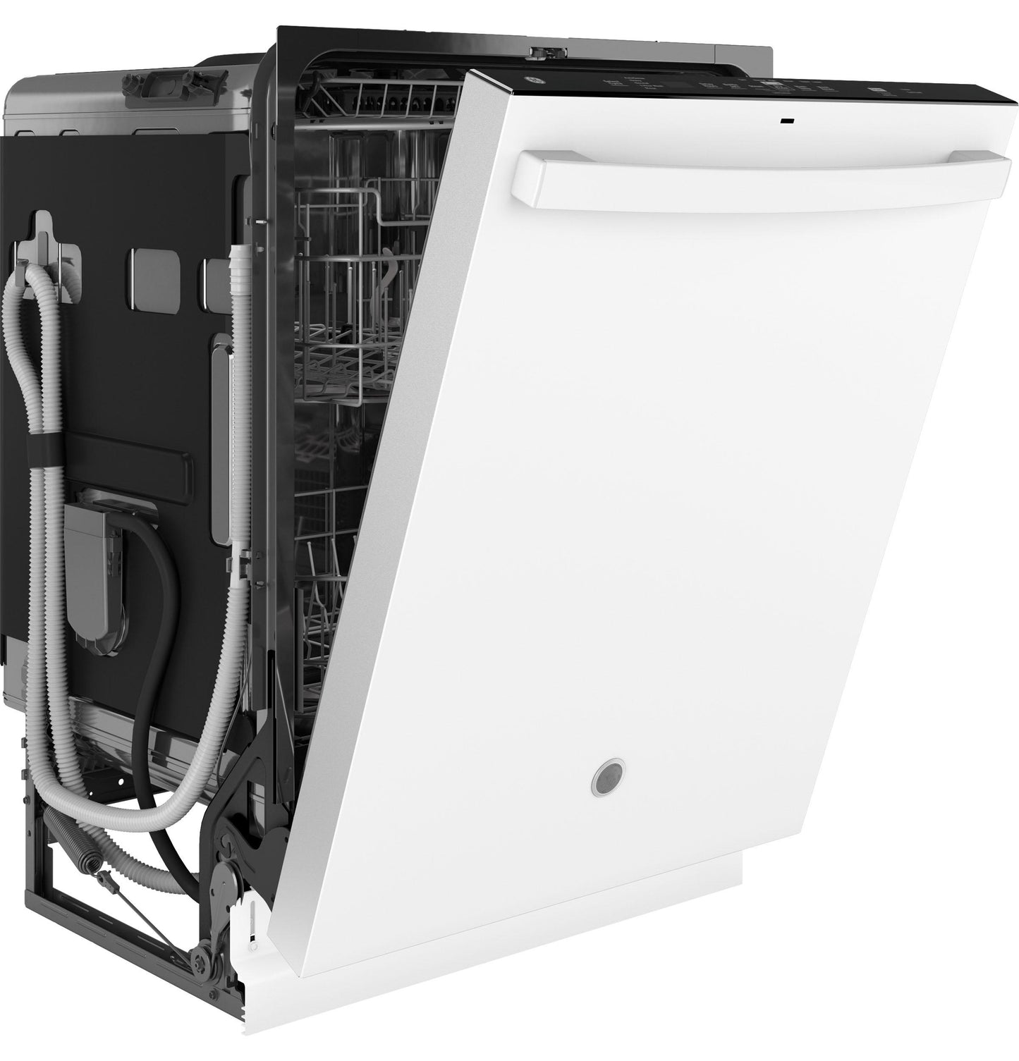 GE APPLIANCES GDT670SGVWW GE® ENERGY STAR® Top Control with in Stainless Steel Interior Dishwasher with Sanitize Cycle White - GDT670SGVWW