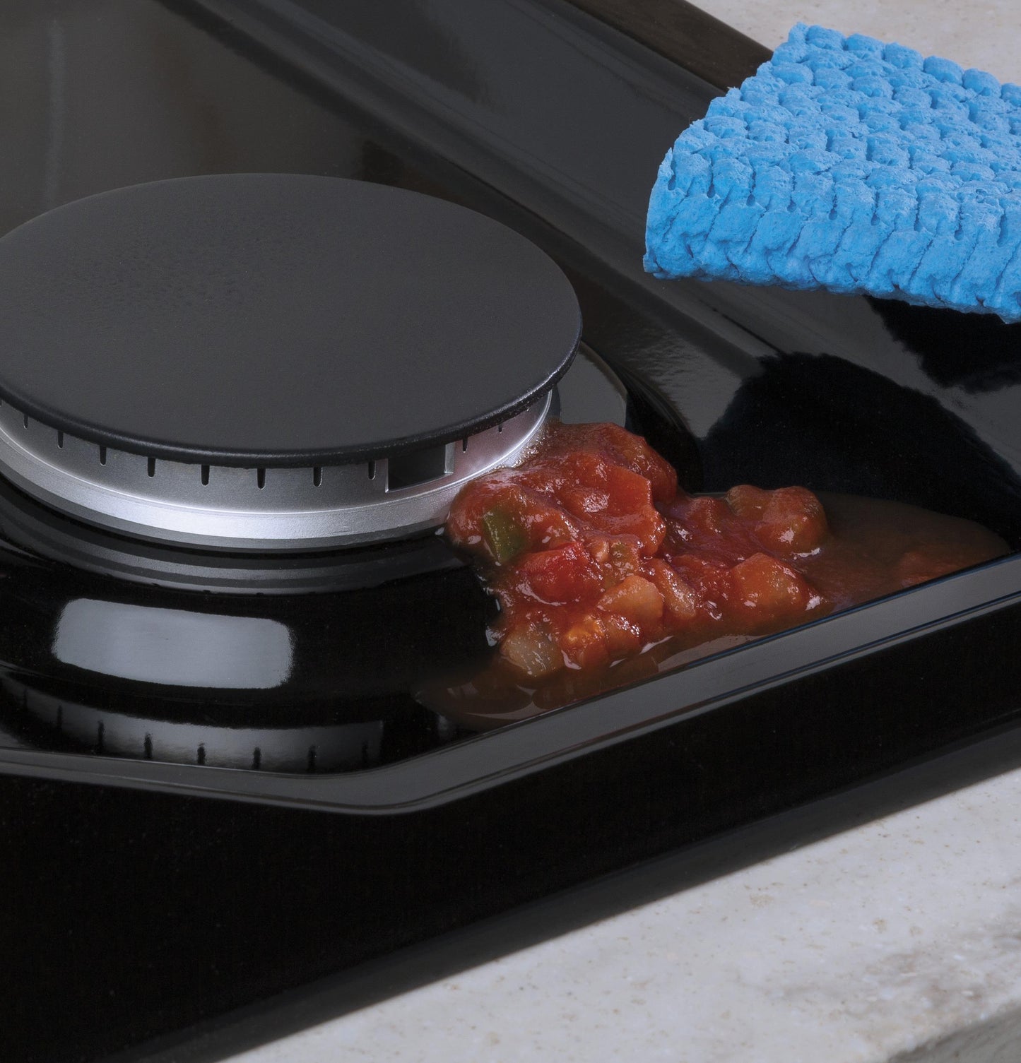 GE APPLIANCES PGP7036DLBB GE Profile™ 36" Built-In Gas Cooktop Black - PGP7036DLBB