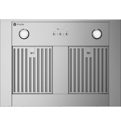 GE APPLIANCES GE Profile 30" Wall-Mount Pyramid Chimney Vent Hood with Clean Air Sensors in Stainless Steel - PVW1030SWSS