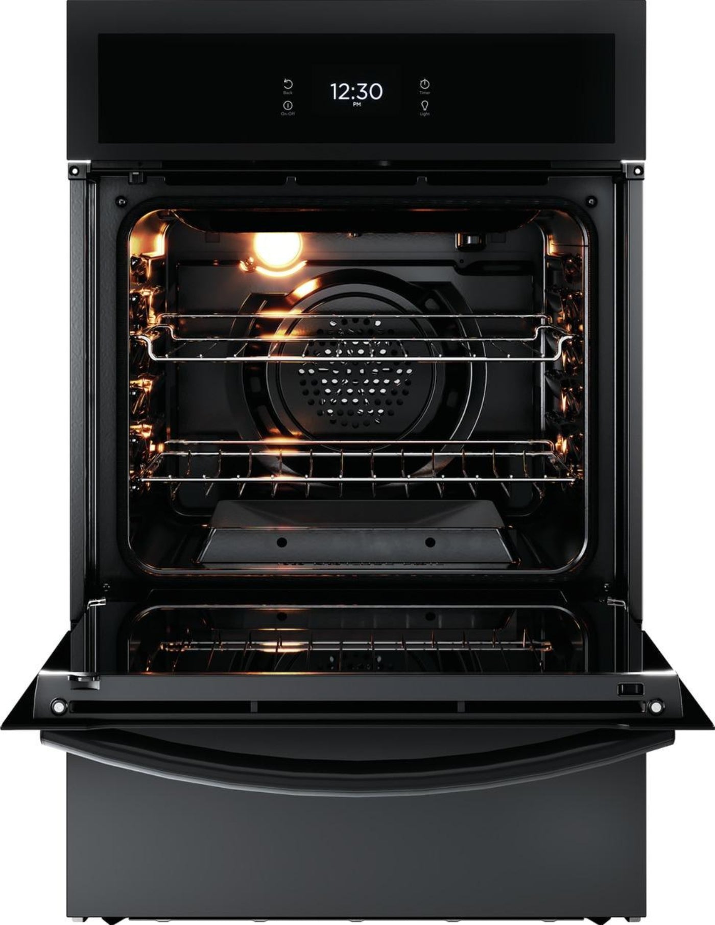 FRIGIDAIRE GCWG2438AB 24" Single Gas Wall Oven with Air Fry Black - GCWG2438AB