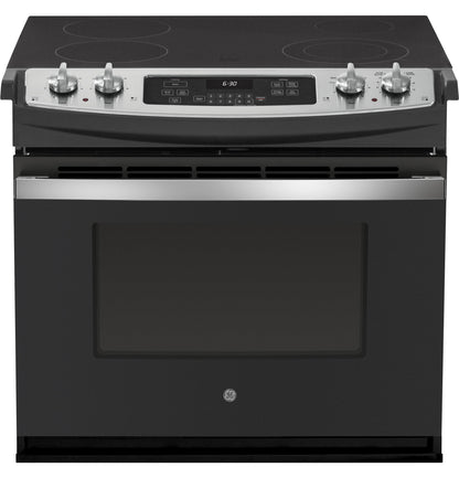 GE APPLIANCES GE 30" Drop-In Electric Range in Stainless Steel - JD630STSS