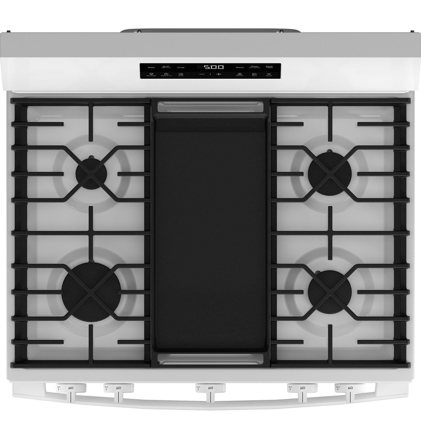 GE APPLIANCES GGF500PVWW GE® 30" Free-Standing Gas Range with Crisp Mode White - GGF500PVWW