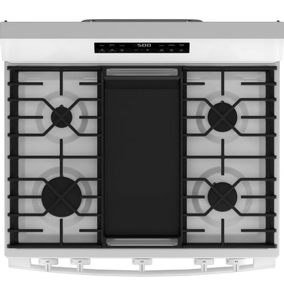 GE APPLIANCES GGF500PVWW GE® 30" Free-Standing Gas Range with Crisp Mode White - GGF500PVWW