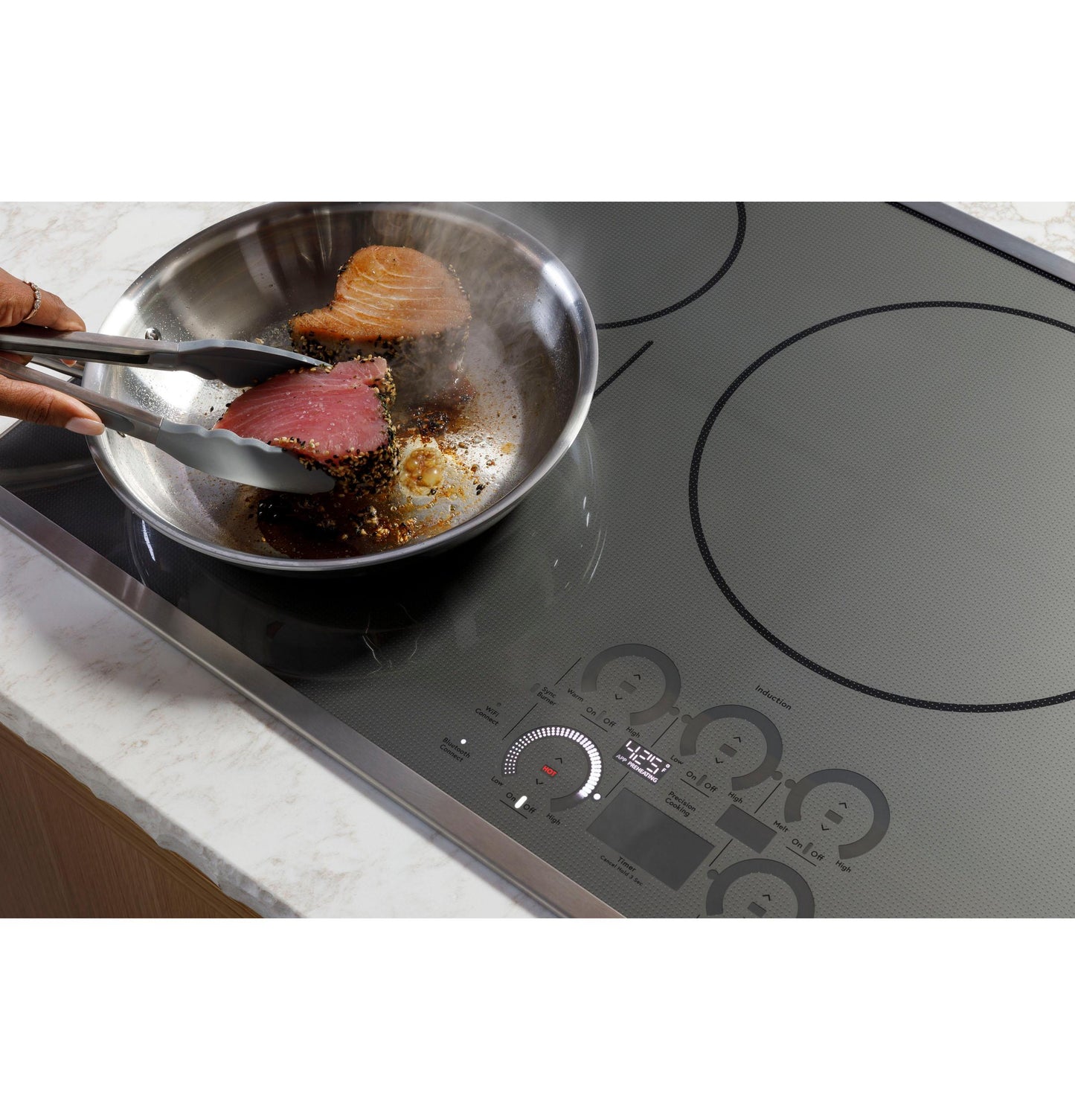 CAFE  Series ENERGY STAR 36" Built-In Touch Control Induction Cooktop in Stainless Steel - CHP90362TSS