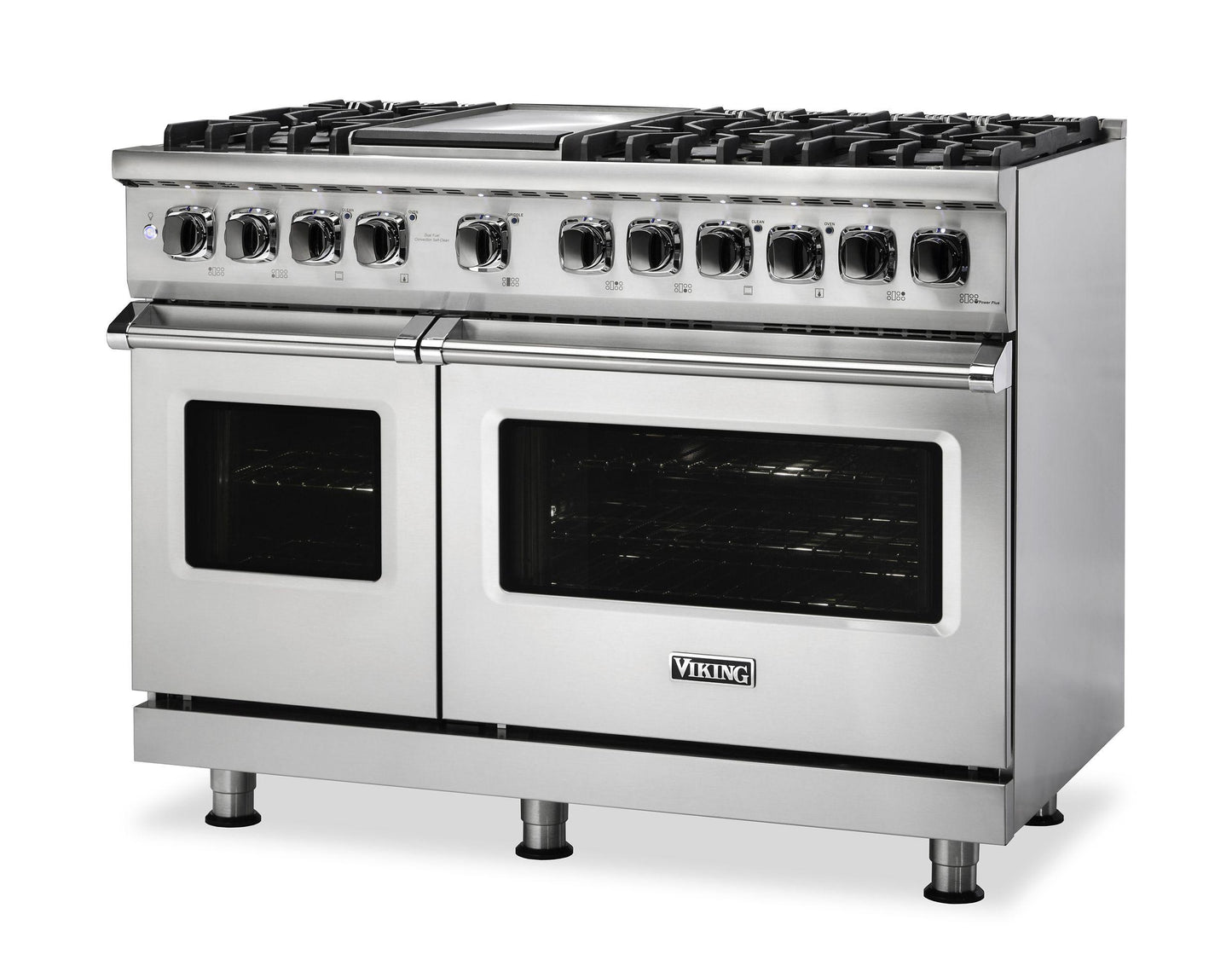 VIKING 48" Dual Fuel Range - VDR548 Viking 5 Series in Stainless Steel - VDR5488BSS